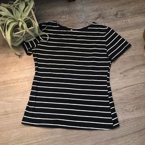 Amazon Black Stripe Tee